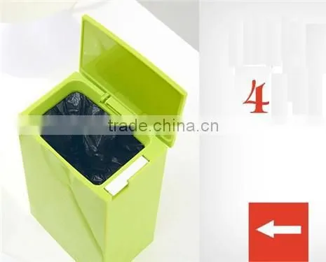 Eco-friendly PP household plastic car trash can