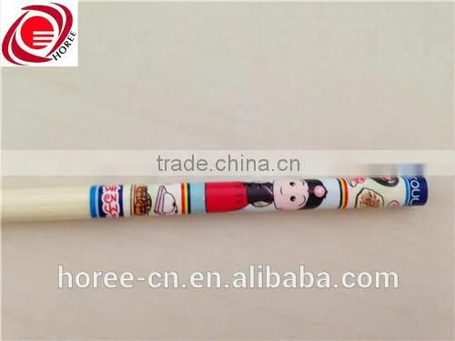 Chinese high quality opp wrapped bamboo wooden tableware chopsticks