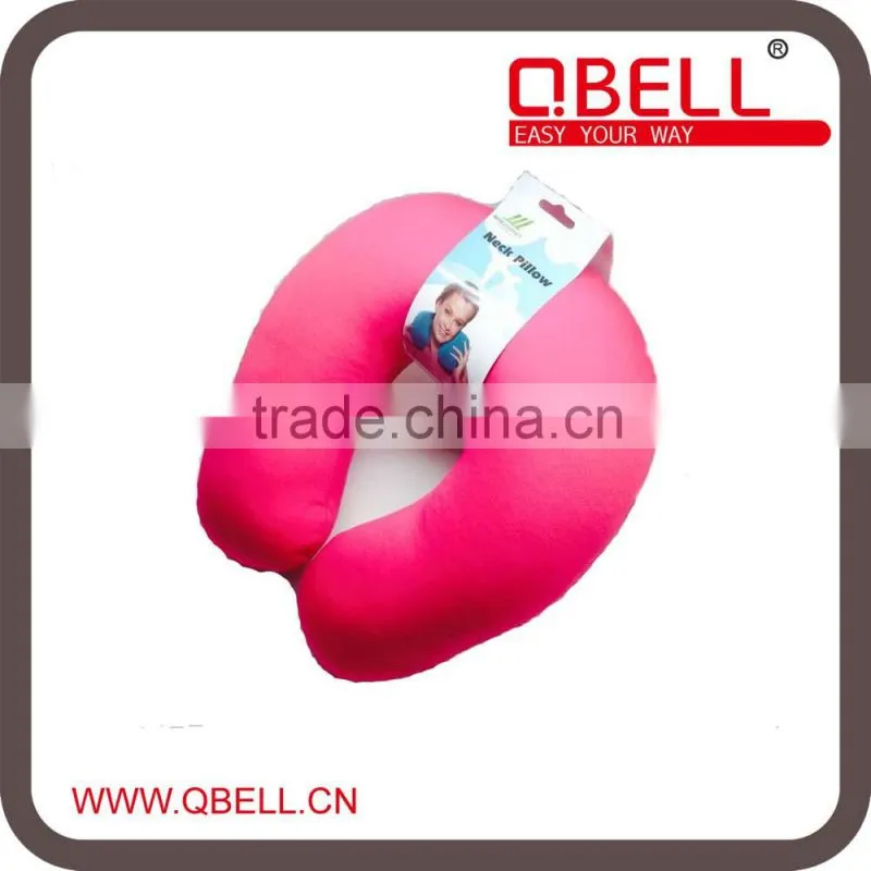 Soft microbeads animal tube U shaped travel neck pillow