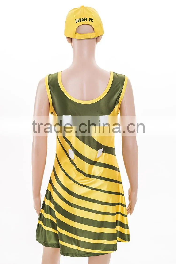 OEM csustom netball dresses A-line netball dress modern black netball dress