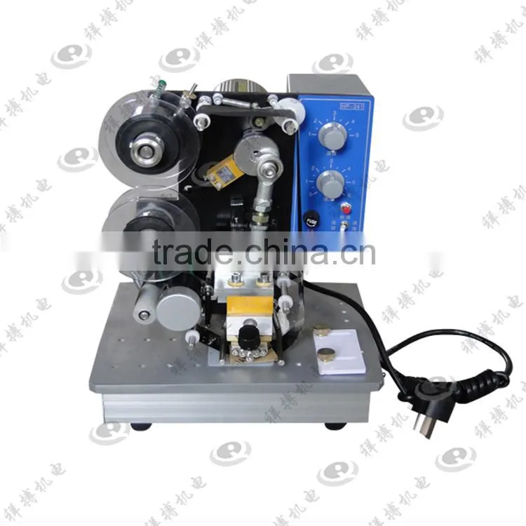 Semi automatic expiry date code printer