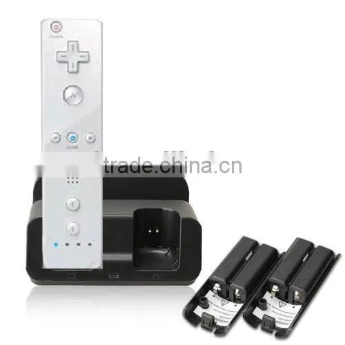 Triple Charging Dock / Viewing Stand For Wii U Gamepad And For Wii Remote Control