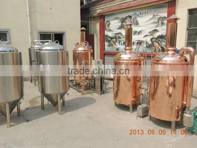 red copper beer equipment