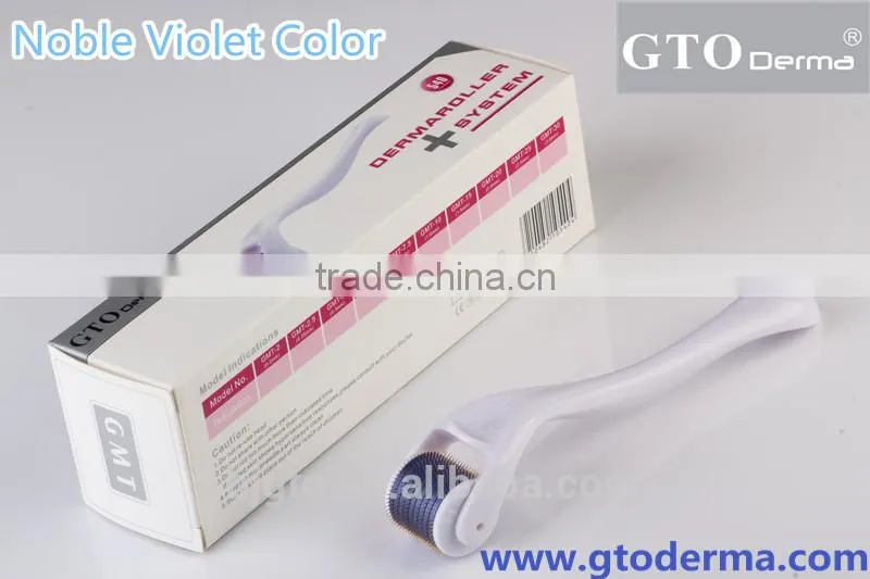 GTO Hot sale 540 count derma roller with CE approval and travel case for price is low