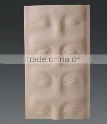 3D-Stereo tattoo practice head-lips eyebrow Practice Dermis