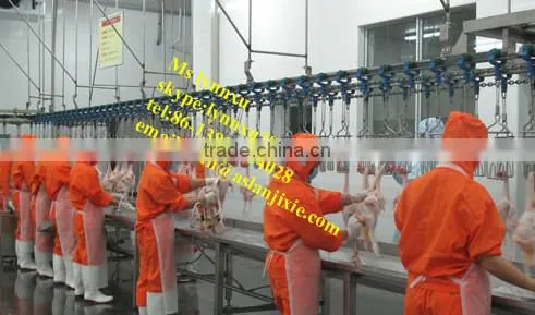 chicken slaughter machine/ Halal chicken slaughter machine line