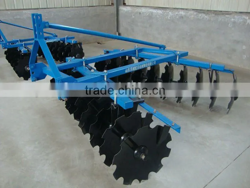 Medium-mounted offset disc harrows 1BJX-1.8, 3point fit with 40-55HP tractor.heavy-duty disc harrow