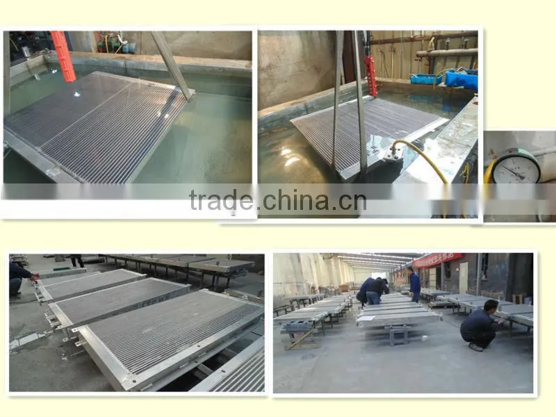 China manufacture aluminum plate-bar air cooled cool core in brazing construction
