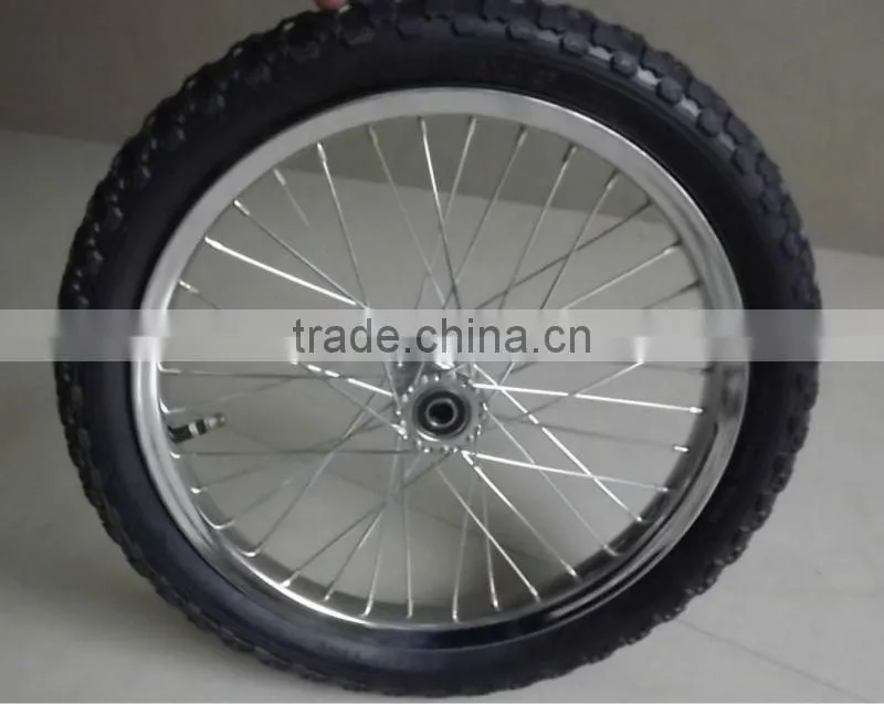 plastic garden cart wheel 16"x 2.125"
