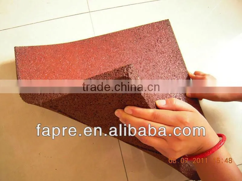 Commercial Rubber Safety Tiles