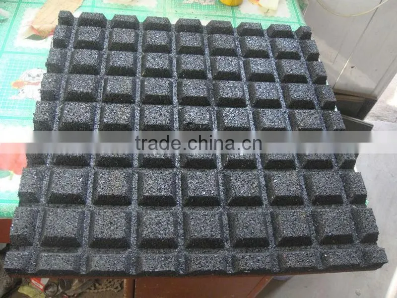 Non Toxic safety playground/outdoor pathway rubber flooring tiles 40mm