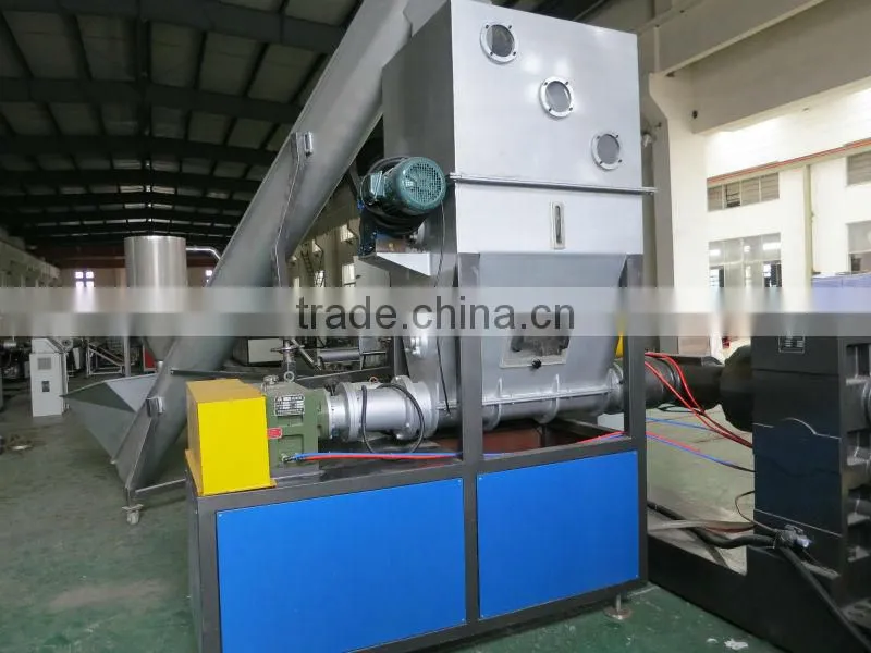 PE PP Plastic film granulator / waste film pelletizing machine