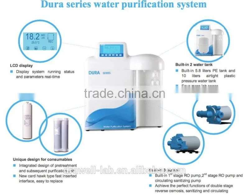 DRAWELL BRAND laboratory water purifier