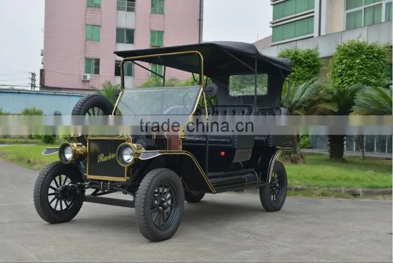 BLAC unique design 4 wheels 5 seater electric model T golf car