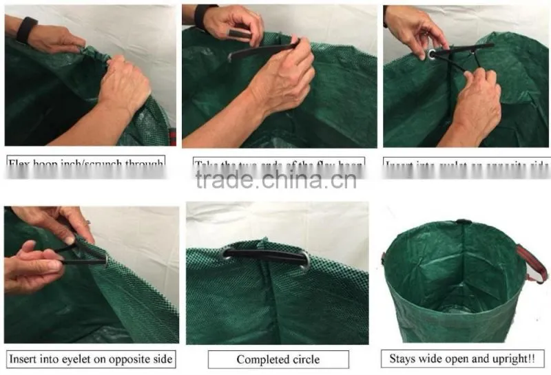 pp woven material plastic garden bag