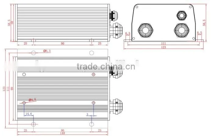 24V-60V,240A, AC Induction Motor Speed Controller