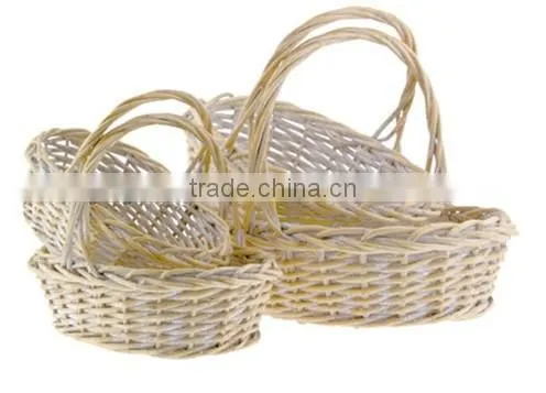 wholesale multifunctional large wicker basket with handle