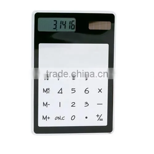 Hot colorful touch screen plastic calculator for business gift