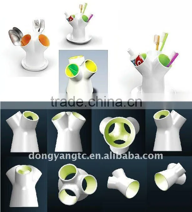 Ceramic tooth brush holder