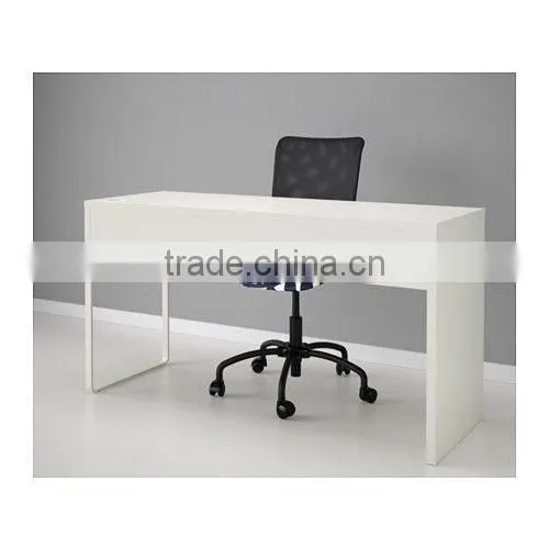 Desk with 2 Drawers Computer Workstation Table