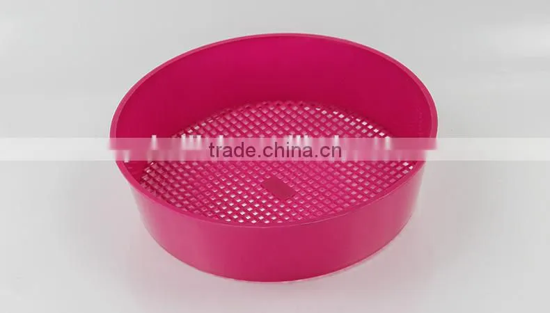 Plastic colorful cheap colander and sieve