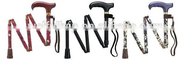 Folding walking stick for old people SZ17025F