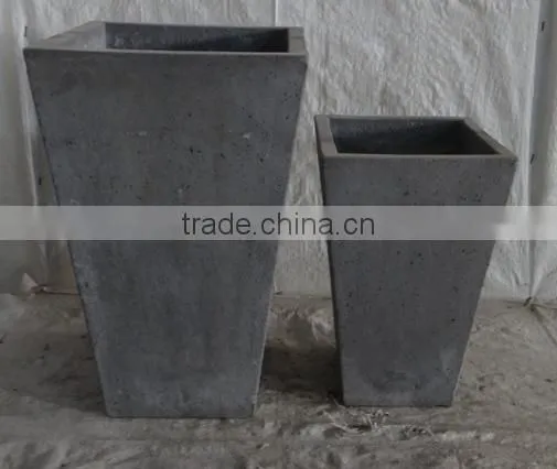 Lightweight Cement Pots, GRC (Glass Reinformed Concrete) pots, Small lightweight cement planter