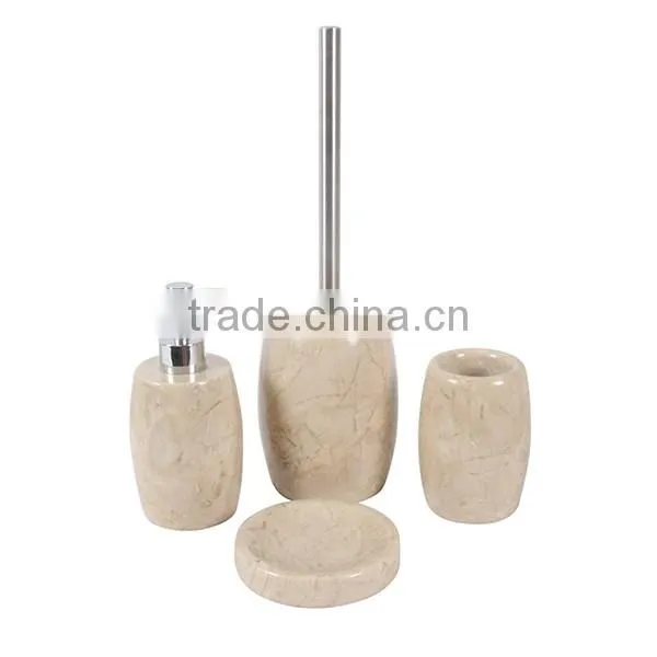 Wholesale bule Color inside painting Modern Bathroom Sets 4 piece Bathroom Accessorries Sets