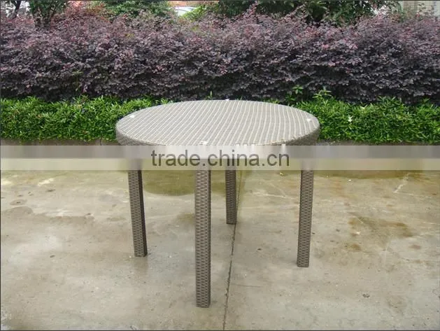 Outdoor rattan acrylic table