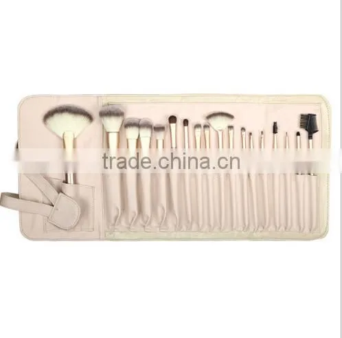 wholesale 24 pcs rose color professional makeup brush makeup brush set