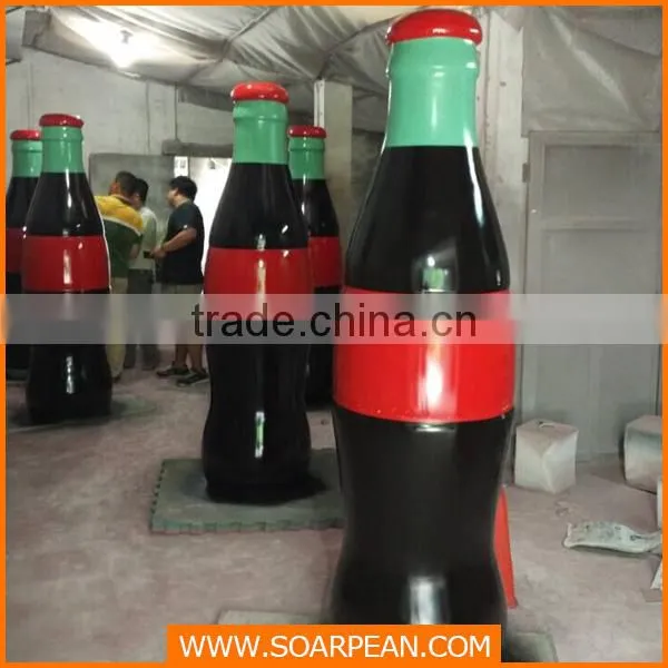 Decorative Bottle Wholesale Fiberglass Giant Cola Bottle