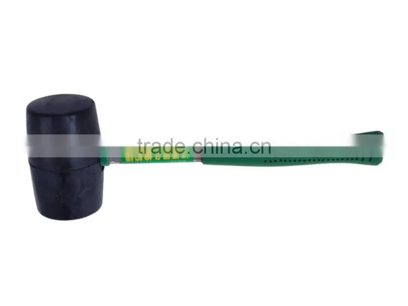 Multitool Soft Rubber Hammer With Steel Tubular Handle