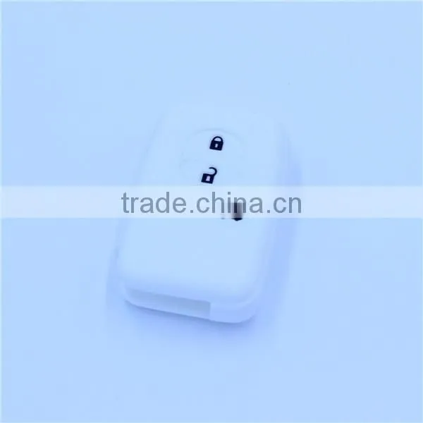 for Toyota Land Cruiser Prado(2010) Camry Highlander Prado Silicone 3 Buttons Car Remote Fob Shell Key Holder Case Skin Cover