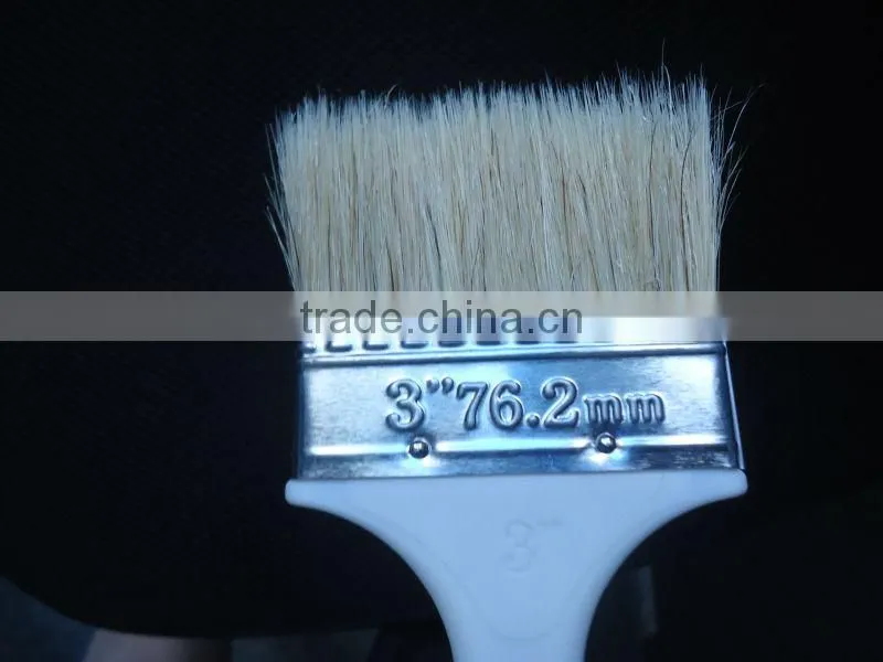 Cheapest bristle hair paint brush with plastic handle