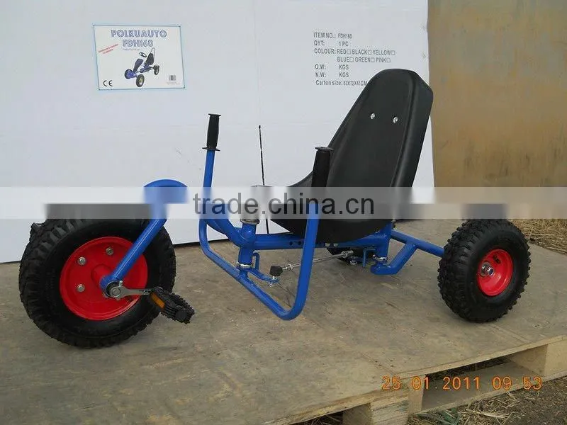 China wholesale cheap go kart metal frames three wheels wheel barrow go kart HD001