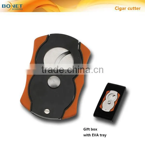 SCI0012 CE Certificated 4-3/4'' full stainless steel high quality cigar scissor cigar cutter