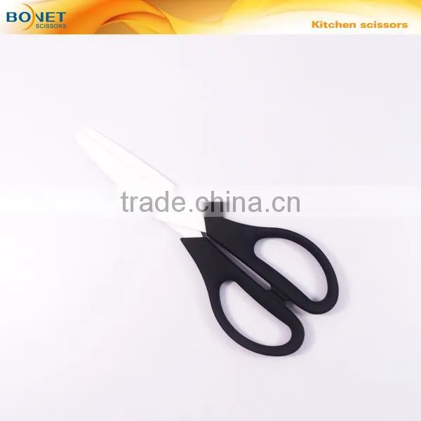 S53102C1 7-7/8" color handle kitchen ceramic scissor