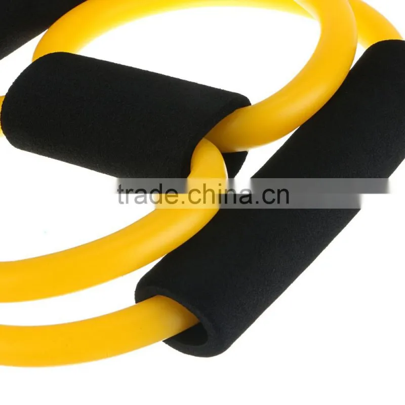8 Shaped Training Resistance Bands Rope Tube Workout Exercise for Yoga Fashion Body Fitness Equipment Tool