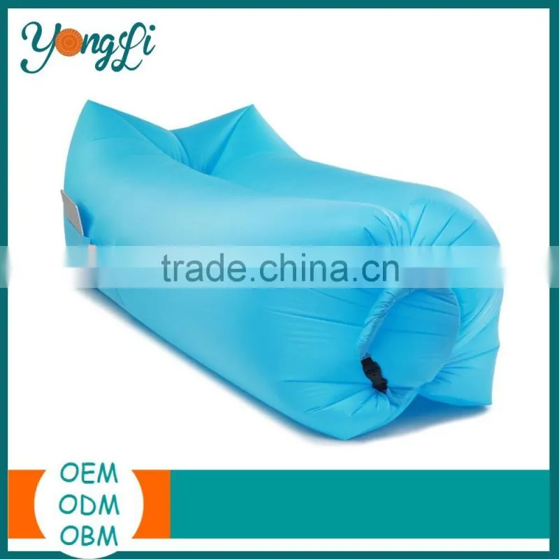 Factory Direct Sale USA Durable Fabric Inflatable Air Lounge Sofa Bed