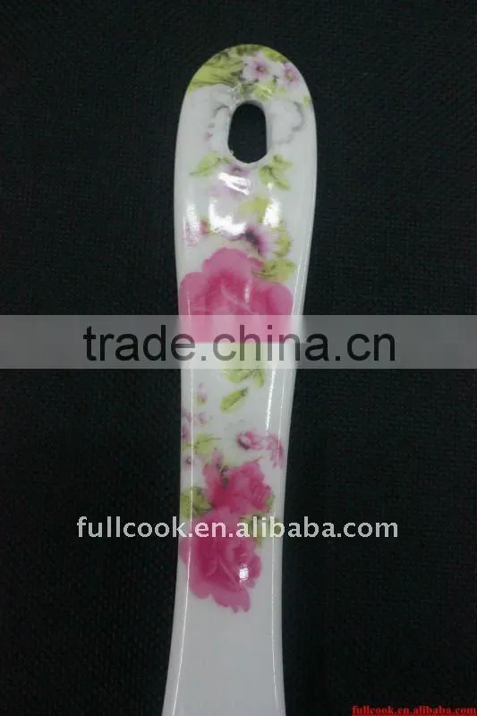 Melamine kitchen untensil series w/flower printing