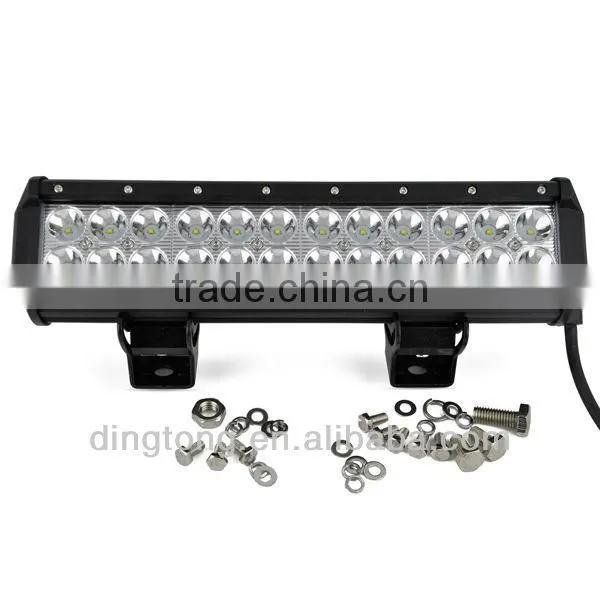 12" 72W LED bar light, 4X4, Off road, 3w/led light bar tractor, UTV, ATV, Boat, led light bars