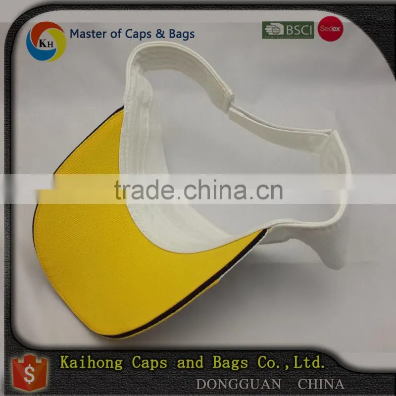 OEM fashion high quality sports custom cheap cotton sun visor