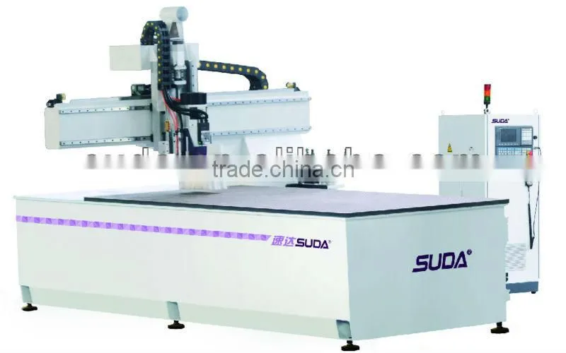 sell China SUDA 3D CNC Router Wood Engraving Machine with CE,imported linear rail