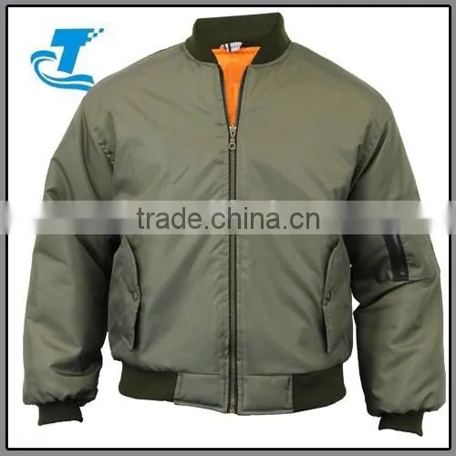 Winter padded military sportswear men breathable army pilot jacket