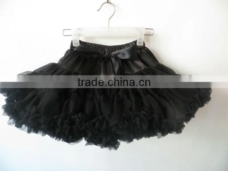 Infant Baby Girls Fluffy Purple Chiffon Ruffle TUTU Pettiskirts