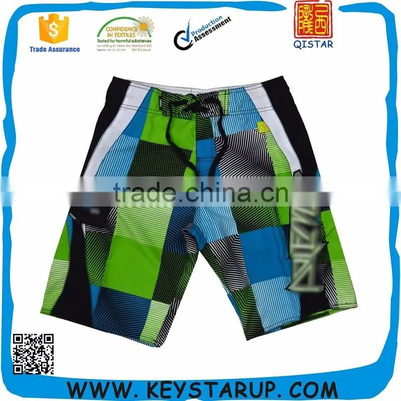 Popular Sublimation Printed Beach Short Men, Microfibre Peach Boardshorts