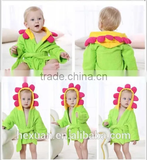 20designs you can choose Bathrobe Cartoon Baby Towel Character