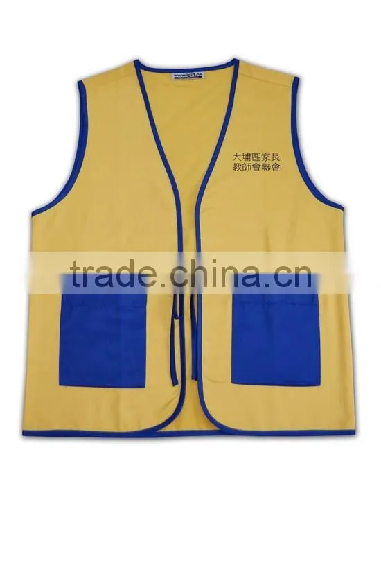 Wholesale factory price manufactures vest uniform cheap custom Printed Promotional Vests