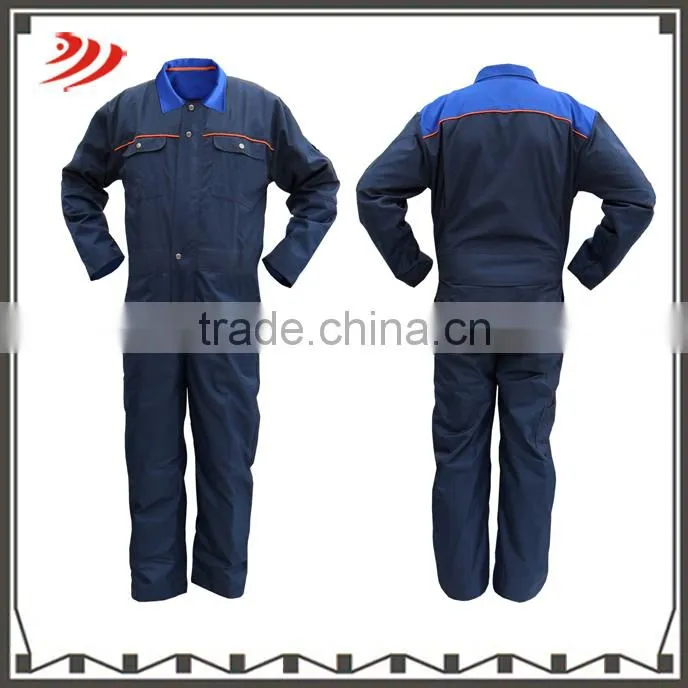 Wholesale poly/cotton OEM manufacturer overall workwear uniform design