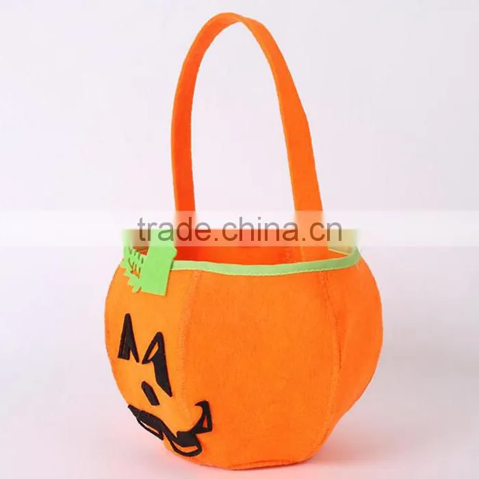 Cheap Wholesale Kids Candy Halloween Pumpkin Buckets For Party Decoration